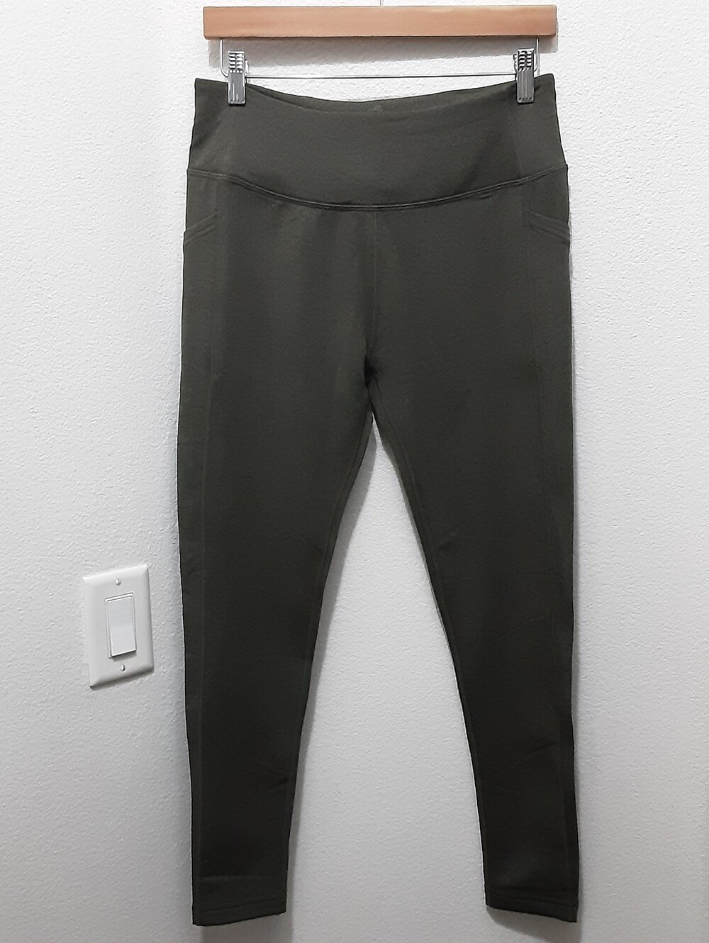 WOOLX Mckenna Leggings Olive Green